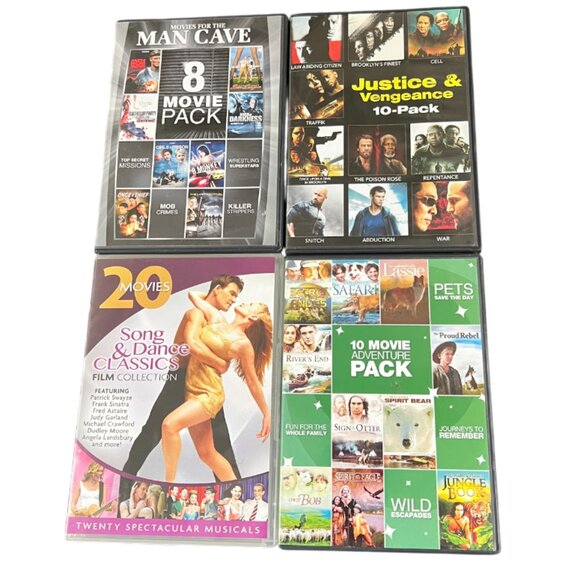 Movie Pack-Movies for the Man-Cave And Movie Family Adventure Pack - Picture 3 of 13